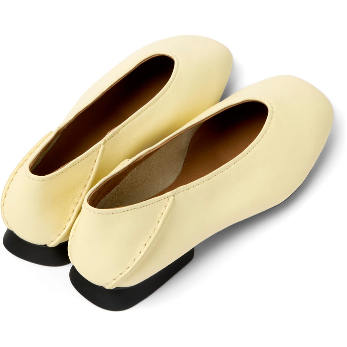 Ballerinas Camper Casi Myra Amarillo Mujer vista trasera