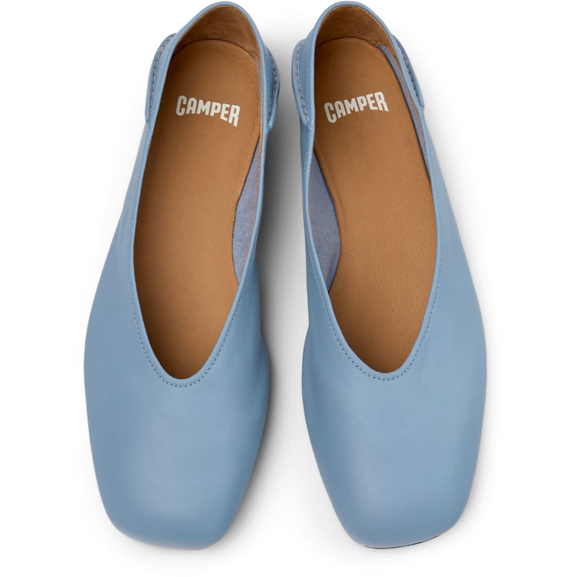 Ballerinas Camper Casi Myra Azul Mujer vista superior