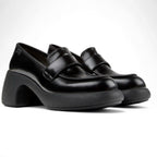 Zapatos Camper Thelma II Negro, vista frontal en tres cuartos