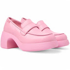 Zapatos Camper Thelma Rosa, vista frontal en tres cuartos