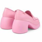 Zapatos Camper Thelma Rosa, vista trasera en tres cuartos