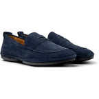 Ballerinas Camper Right Azul, vista frontal en tres cuartos