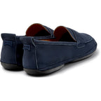 Ballerinas Camper Right Azul, vista trasera en tres cuartos