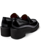 Zapatos Camper Milah Negro, vista trasera en tres cuartos
