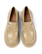 Zapatos Camper Milah Beige, vista cenital del par