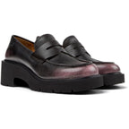 Zapatos Camper Milah Negro, vista frontal en tres cuartos
