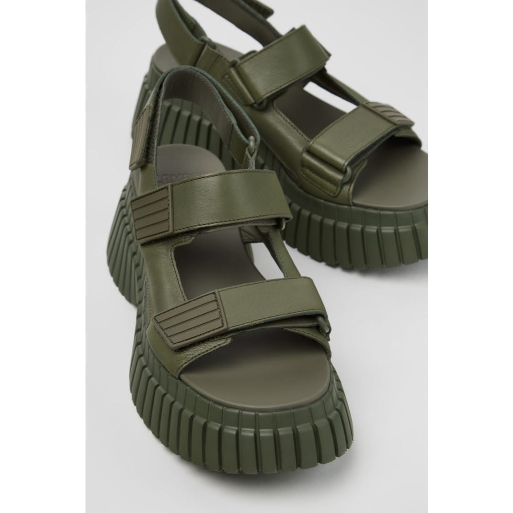 Sandalias Camper Pix BCN Verde Mujer detalle