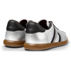 Zapatillas Camper Pelotas Soller Plata, vista trasera en tres cuartos