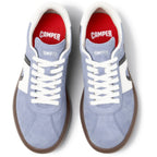 Zapatillas Camper Pelotas Soller Celeste, vista cenital del par