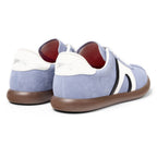 Zapatillas Camper Pelotas Soller Celeste, vista trasera en tres cuartos