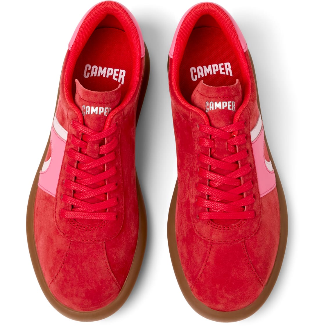 Zapatillas Camper Pelotas Soller Rojo Mujer vista superior