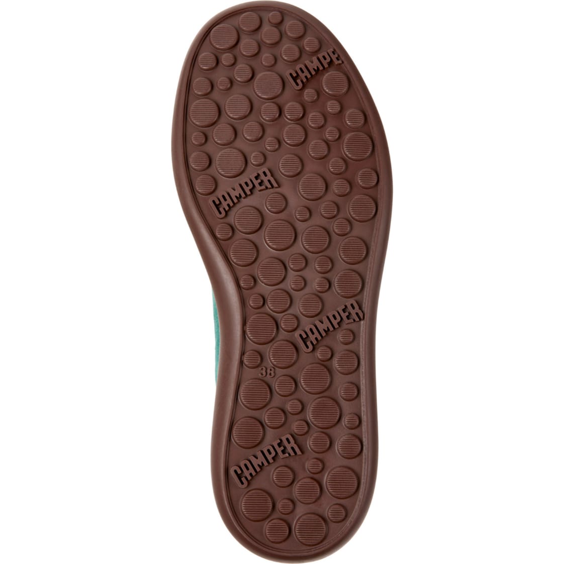 Zapatillas Camper Pelotas Soller Verde Mujer suela
