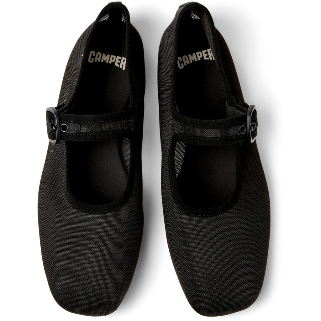 Ballerinas Camper Casi Myra Negro Mujer vista superior