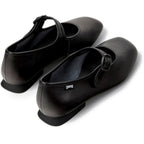 Ballerinas Camper Casi Myra Negro, vista trasera en tres cuartos