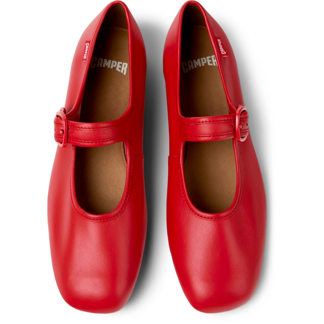 Ballerinas Camper Casi Myra Rojo Mujer vista superior