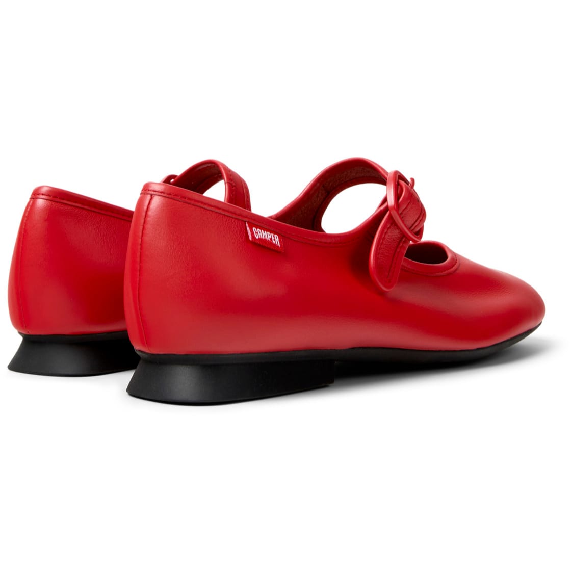 Ballerinas Camper Casi Myra Rojo Mujer vista trasera