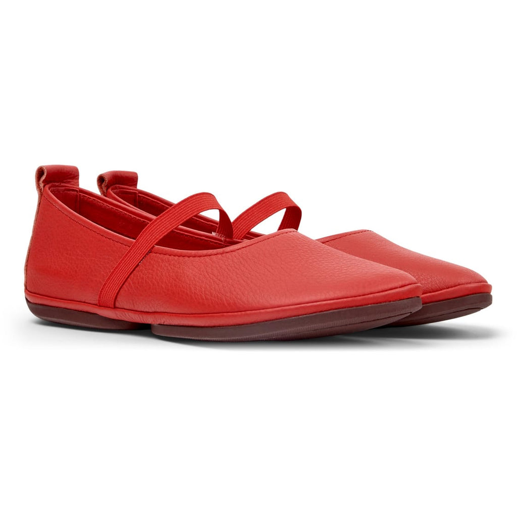 Ballerinas Camper Right Nina Rojo Mujer vista frontal