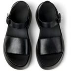 Sandalias Camper Tasha Negro Mujer vista superior