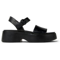 Sandalias Camper Tasha Negro Mujer