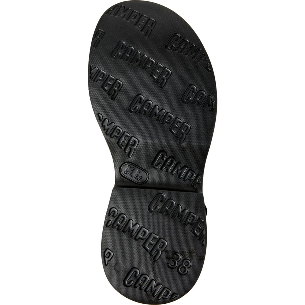 Sandalias Camper Tasha Negro Mujer suela