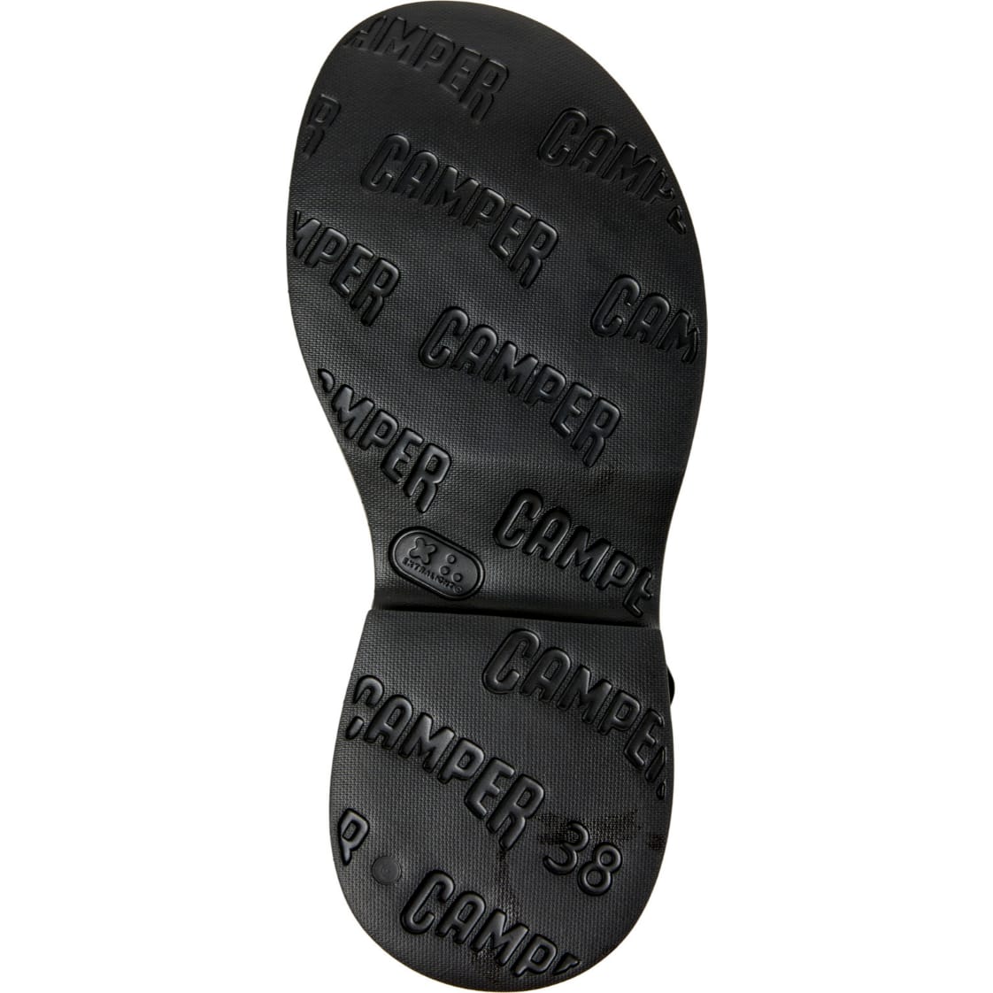 Sandalias Camper Tasha Negro Mujer suela