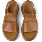 Sandalias Camper Tasha Marrón Mujer vista superior