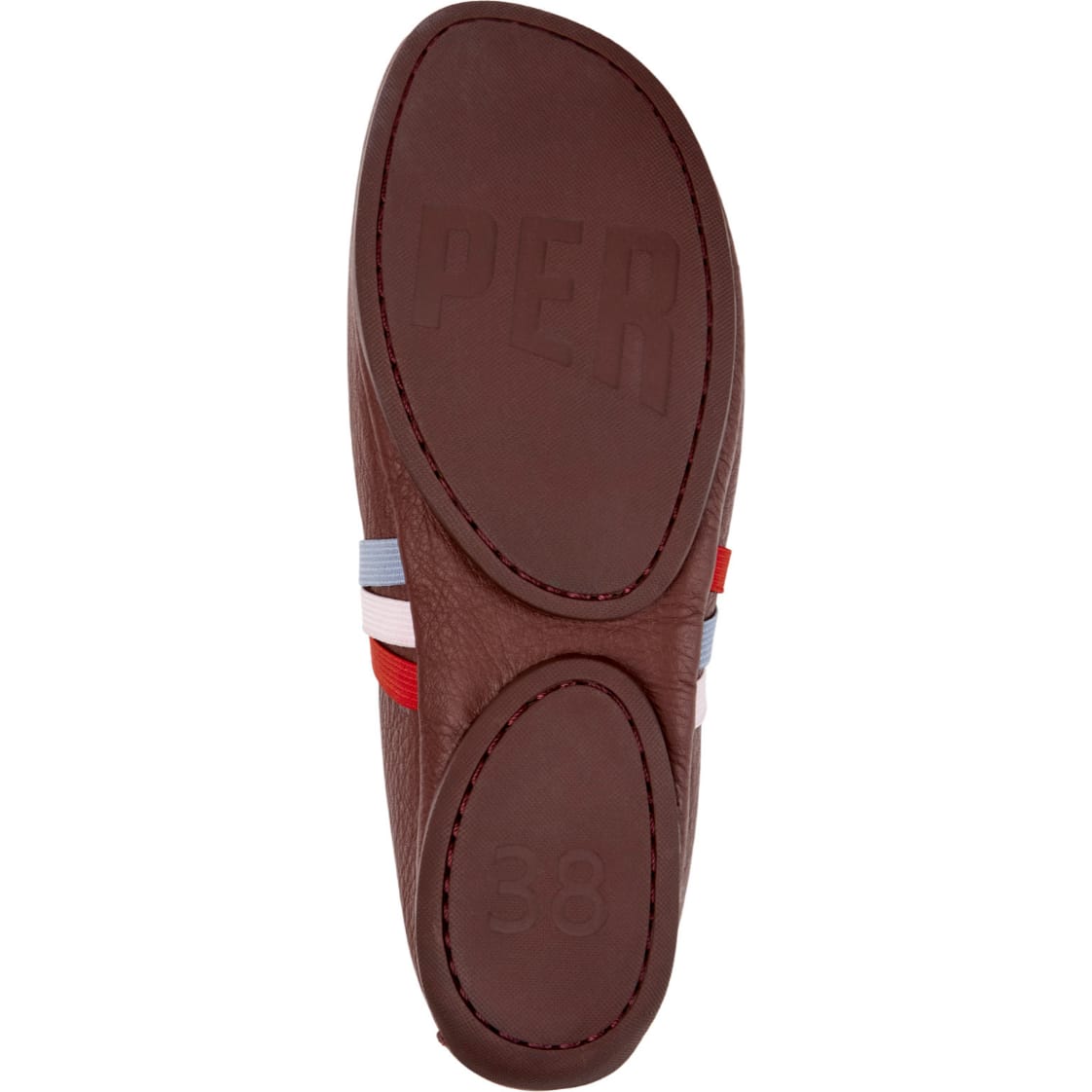 Ballerinas Camper Twins Burdeo Mujer suela