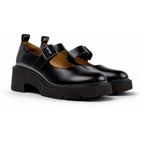 Zapatos Camper Milah Negro, vista frontal en tres cuartos