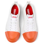 Zapatillas Camper Junction Runner Blanco, vista cenital del par