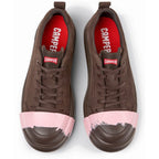 Zapatillas Camper Junction Runner Marrón, vista cenital del par