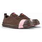Zapatillas Camper Junction Runner Marrón, vista frontal en tres cuartos