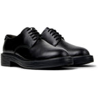 Zapatos Camper Dean Negro, vista frontal en tres cuartos