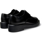 Zapatos Camper Dean Negro, vista trasera en tres cuartos