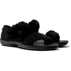 Sandalias Camper Right Sandals Negro, vista frontal en tres cuartos