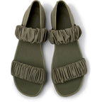 Sandalias Camper Right Sandals Verde, vista cenital del par