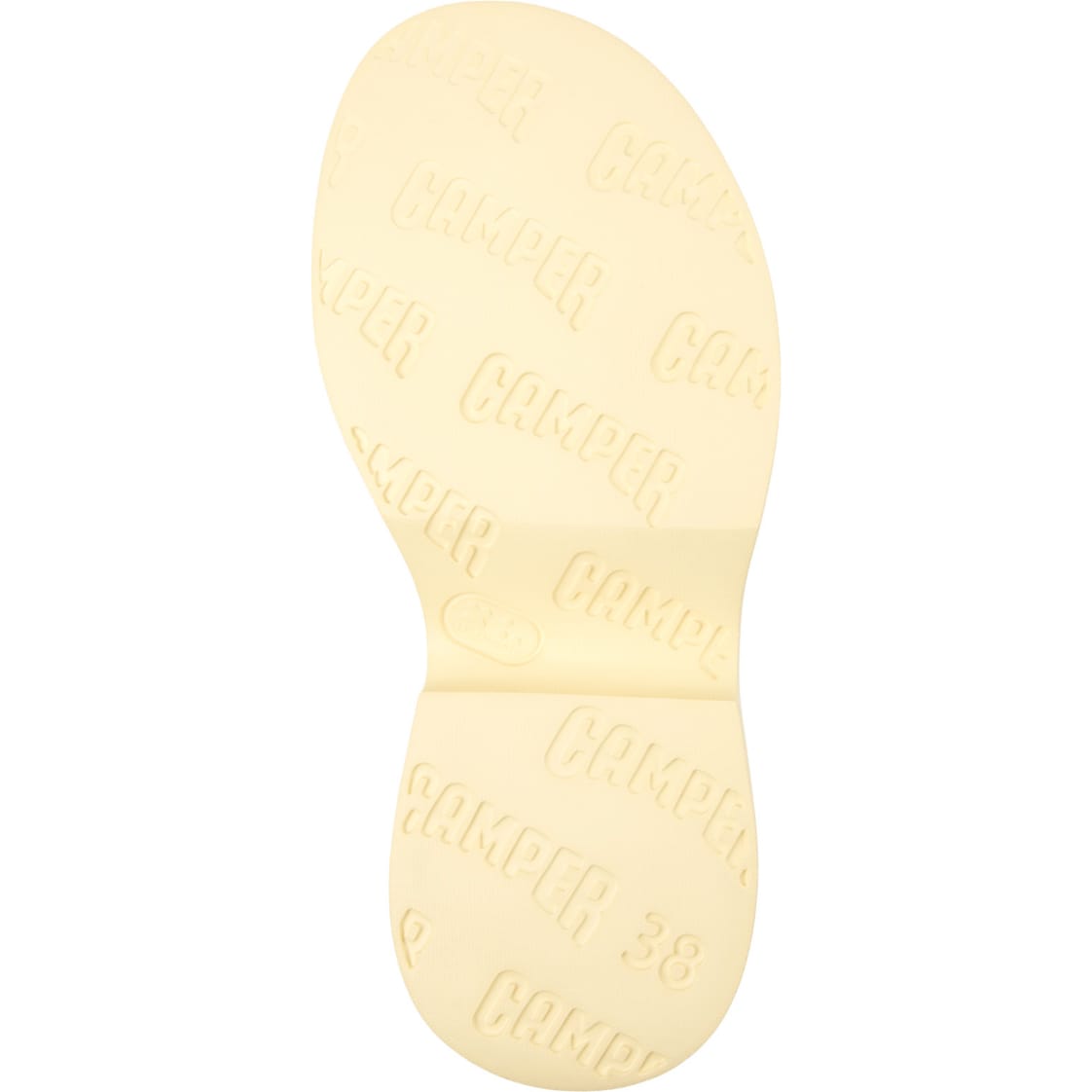 Sandalias Camper Tasha Amarillo Mujer suela