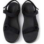 Sandalias Camper Pelotas Flota Up Negro, vista cenital del par