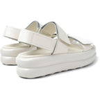 Sandalias Camper Pelotas Flota Up Blanco, vista trasera en tres cuartos