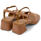 Sandalias Camper Kora Sandals Marrón, vista trasera en tres cuartos