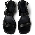Sandalias Camper Kora Negro Mujer vista superior