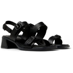 Sandalias Camper Kora Negro Mujer vista frontal
