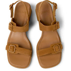 Sandalias Camper Kora Marrón Mujer vista superior