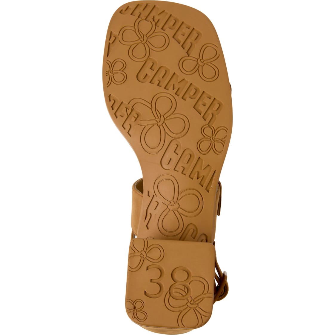 Sandalias Camper Kora Marrón Mujer suela