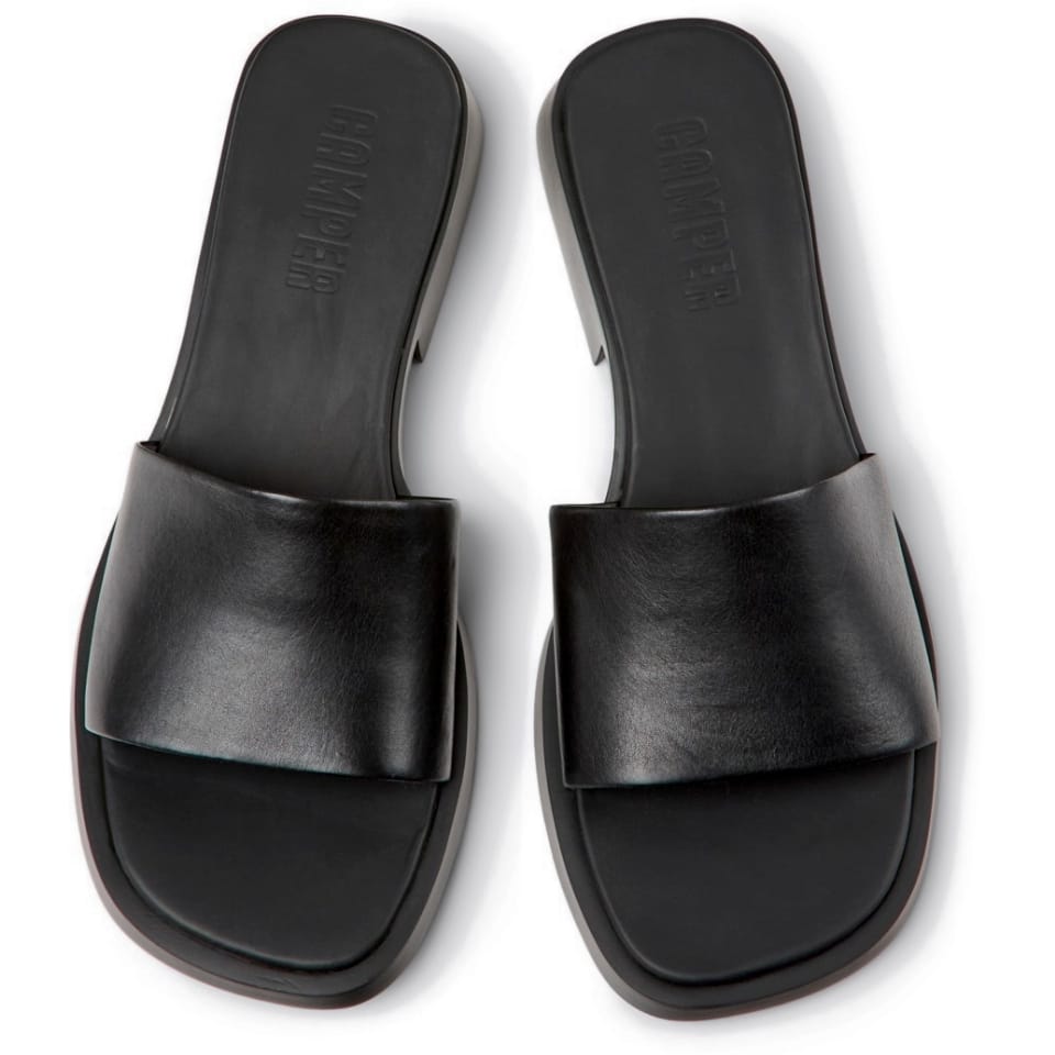 Sandalias Camper Dana Sandals Negro, vista cenital del par