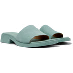 Sandalias Camper Dana Sandals Verde, vista frontal en tres cuartos
