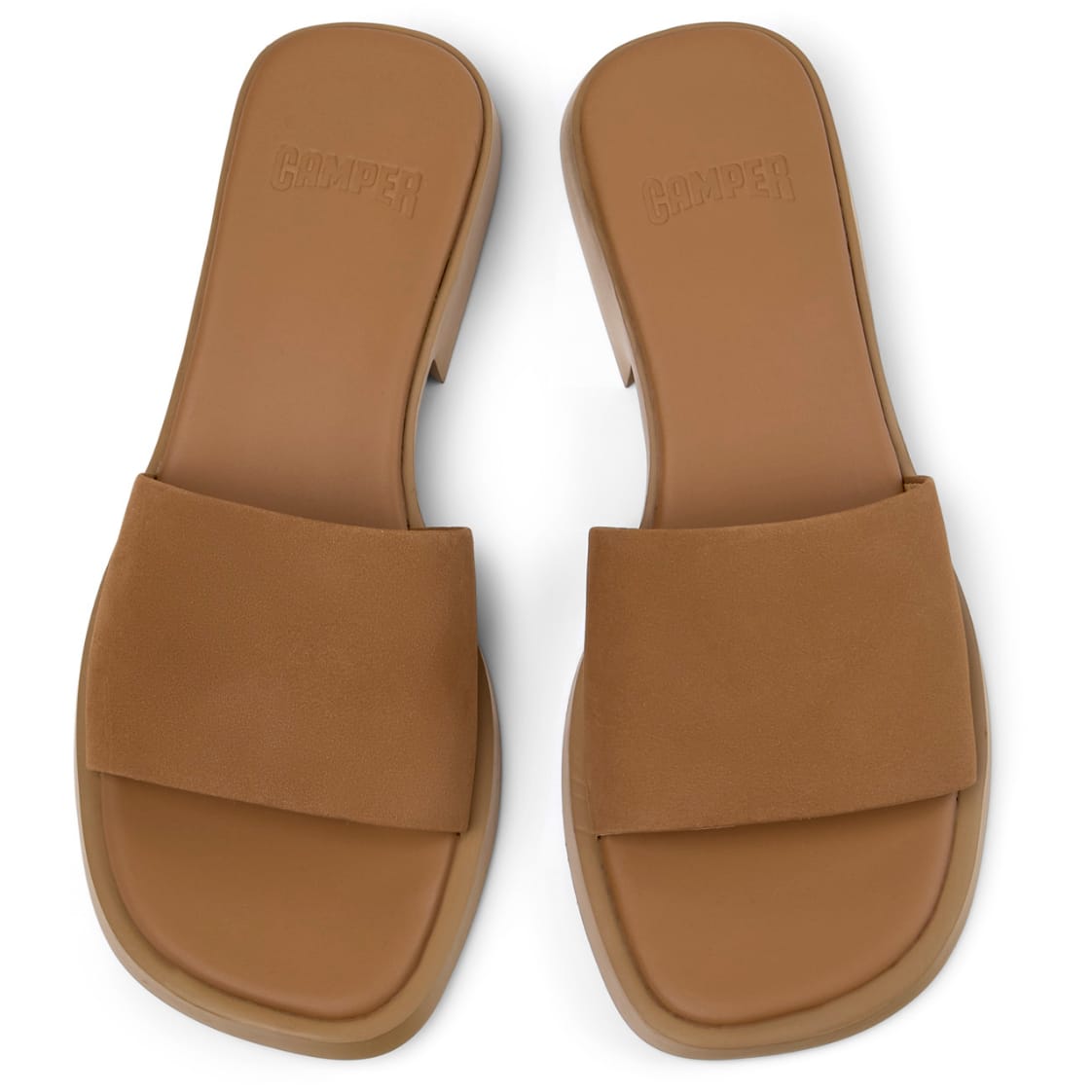 Sandalias Camper Dana Marrón Mujer vista superior