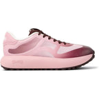 Zapatillas Camper Twins Burdeo/rosa, perfil lateral