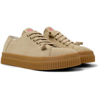 Zapatillas Camper Peu Roda Beige, vista frontal en tres cuartos