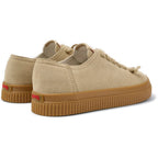 Zapatillas Camper Peu Roda Beige, vista trasera en tres cuartos
