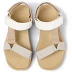 Sandalias Camper Karst Sandal Multicolor, vista cenital del par